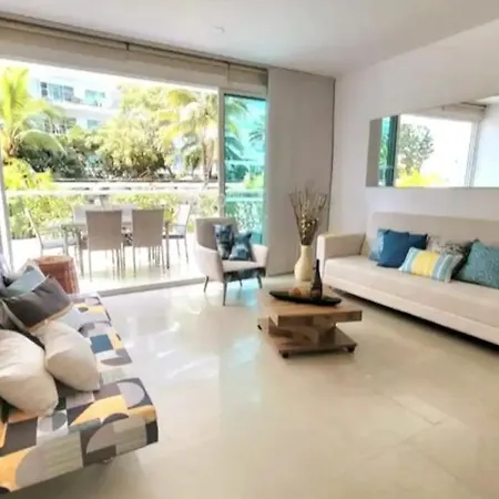 Apartamento Hermoso Apartamento Con Gran Vista En Cartagena